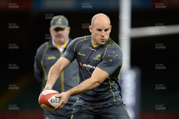 291113 - Australia Rugby Training -Stephen Moore during training