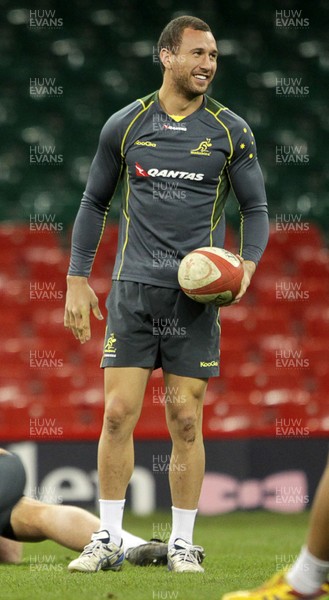 291113 - Australia Captains Run Training - Quade Cooper  