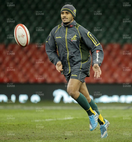 291113 - Australia Captains Run Training - Will Genia  