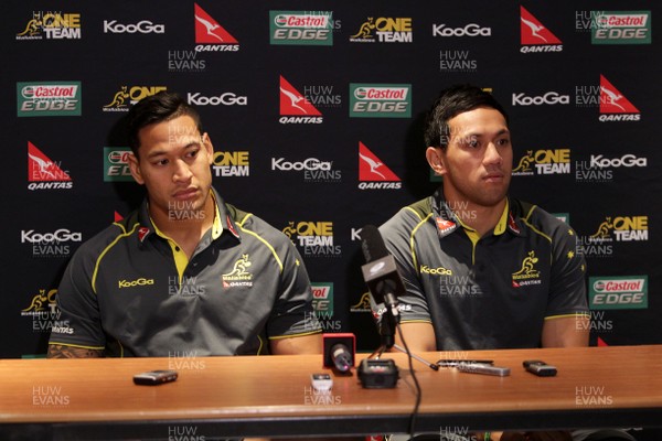 261113 - Australia Media Interviews - Israel Folau and Christian Leali'ifano 