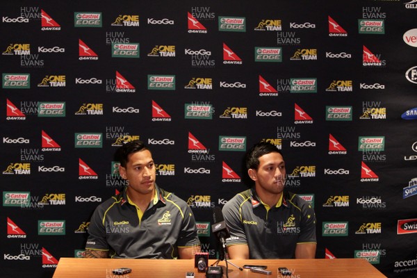 261113 - Australia Media Interviews - Israel Folau and Christian Leali'ifano 