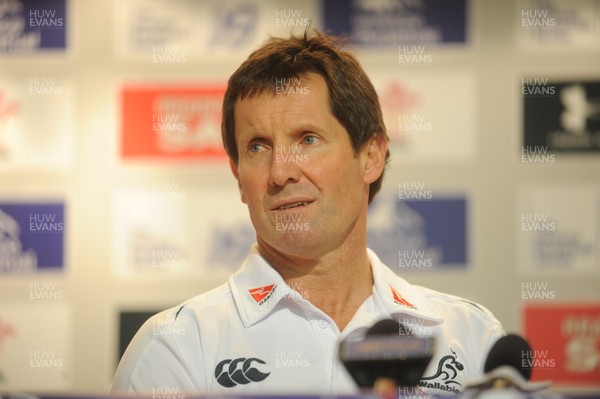 26.11.09 - Australia Rugby Team Announcement - Australia Head coach Robbie Deans announces his team to play Wales on Saturday. 