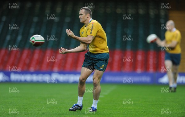 27.11.09 - Australia Rugby Training - Matt Giteau during training. 