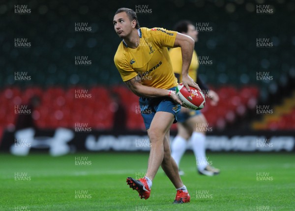 27.11.09 - Australia Rugby Training - Quade Cooper during training. 