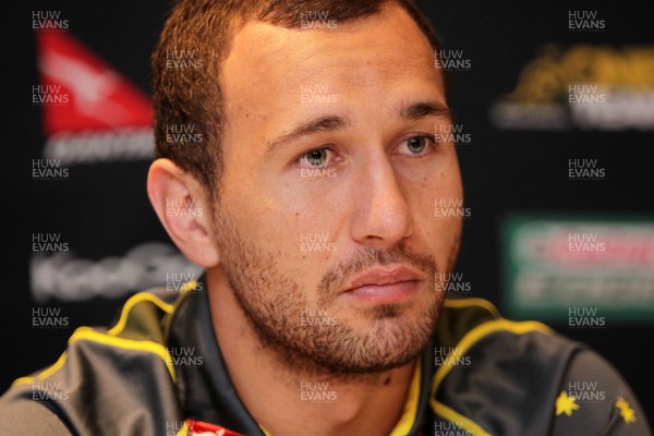 281113 - Australia Rugby Team Announcement - Quade Cooper 