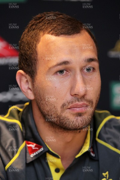 281113 - Australia Rugby Team Announcement - Quade Cooper 