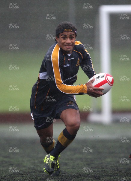 04.11.10..Australia Rugby Training session, University Playing Field, Treforest-  Australia's Will Genia during a wet training session at Treforest near Cardiff 