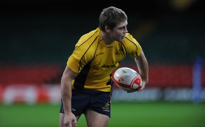 05.11.10 - Australia Rugby Captains Run - James O'Connor during training. 