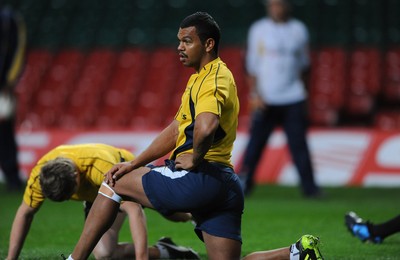 05.11.10 - Australia Rugby Captains Run - Kurtley Beale during training. 