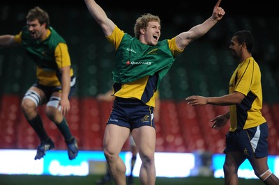 05.11.10 - Australia Rugby Captains Run - David Pocock during training. 