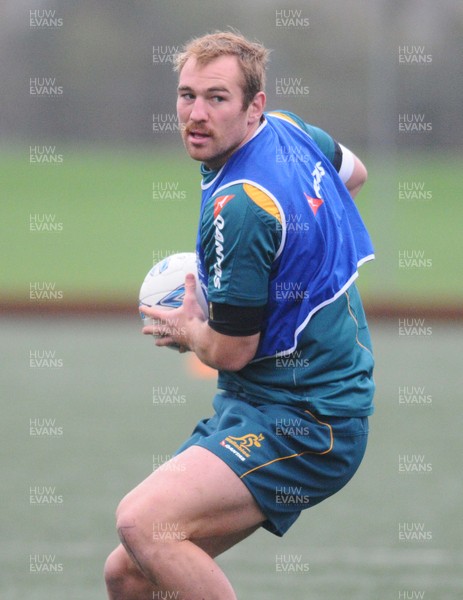 24.11.09 - Australia Rugby Rocky Elsom during a training session ahead of his sides match against Wales on Saturday 