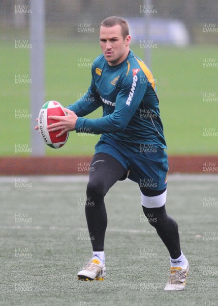 24.11.09 - Australia Rugby Matt Giteau during a training session ahead of his sides match against Wales on Saturday 