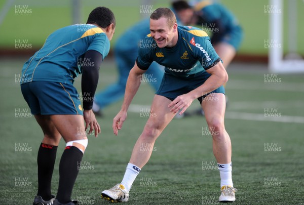 26.11.09 - Australia Rugby Training - Matt Giteau during training. 