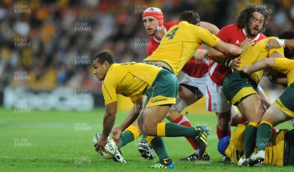 090612 - Australia v Wales - Castrol EDGE Series -Will Genia of Australia