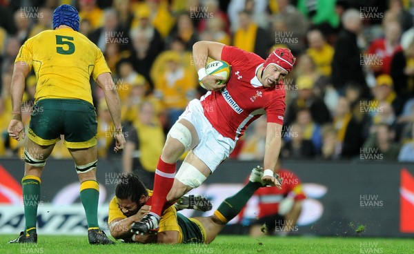 090612 - Australia v Wales - Castrol EDGE Series -Alun Wyn Jones of Wales