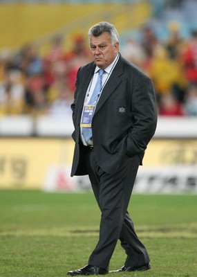 26.05.07 AUSTRALIA v WALES, 1st Test ,Brisbane. Australia Coach John Connolly. 