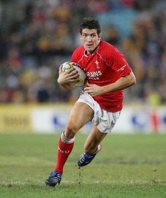 26.05.07 AUSTRALIA v WALES, 1st Test ,Brisbane. Wales James Hook 