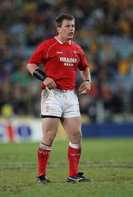 26.05.07 AUSTRALIA v WALES, 1st Test ,Brisbane. Wales Matthew Rees 