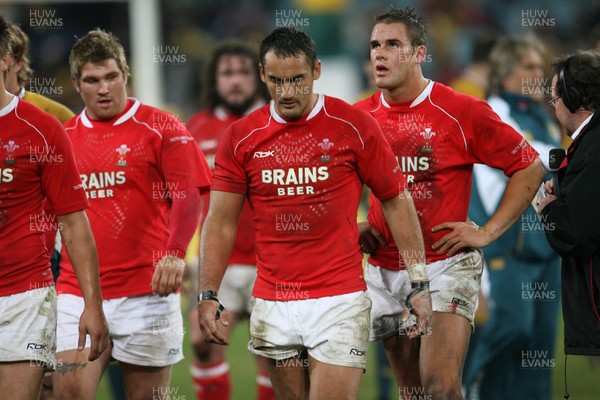 26.05.07  AUSTRALIA v WALES, Telstra Stadium,Sydney Wales Sonny Parker feels the pain of defeat after a last minute try by the Wallabies 