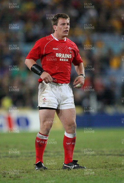 26.05.07 AUSTRALIA v WALES, 1st Test ,Brisbane. Wales Matthew Rees 