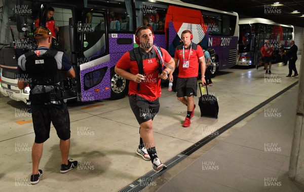 290919 - Australia v Wales - Rugby World Cup - Wyn Jones of Wales arrives at the stadium
