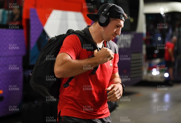 290919 - Australia v Wales - Rugby World Cup - Justin Tipuric of Wales arrives at the stadium
