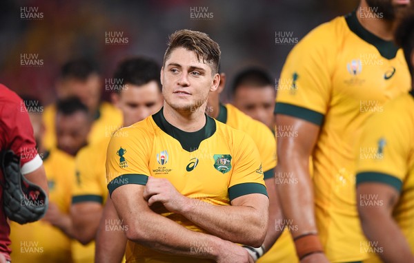 290919 - Australia v Wales - Rugby World Cup - Dejected James O�Connor of Australia at full time