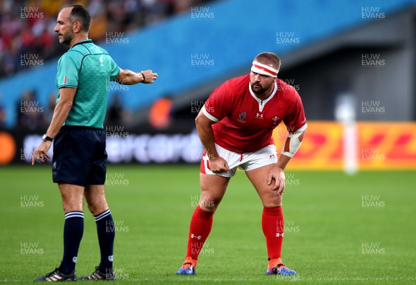 290919 - Australia v Wales - Rugby World Cup - Tomas Francis of Wales