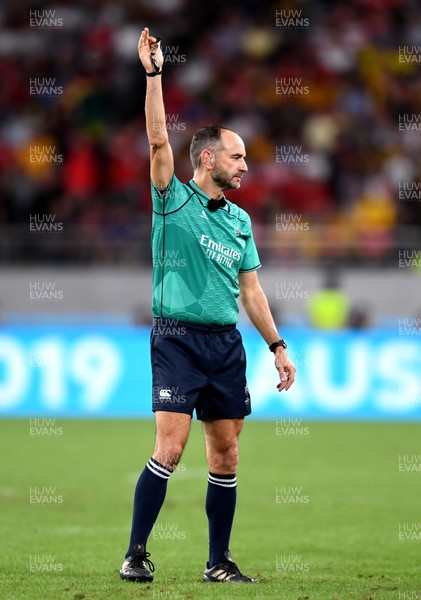 290919 - Australia v Wales - Rugby World Cup - Referee Romain Poite