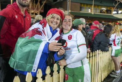 010825 - Australia Women v Wales Women - Nel Metcalfe of Wales at the end of the match