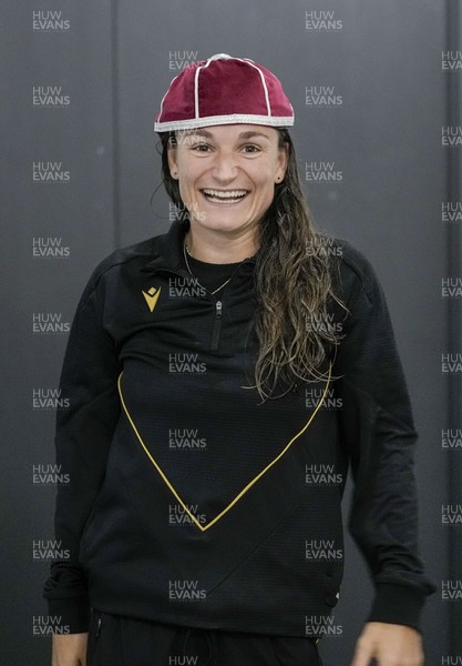 010825 - Australia Women v Wales Women - Jasmine Joyce of Wales with her 50th cap