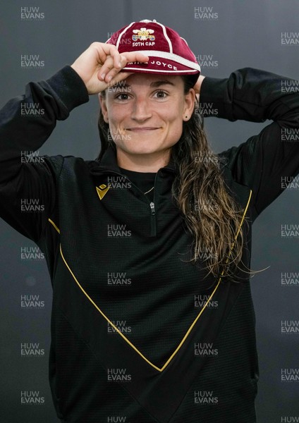 010825 - Australia Women v Wales Women - Jasmine Joyce of Wales with her 50th cap
