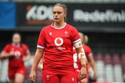 260725 - Australia Women v Wales Women - Tilly Vucaj of Wales