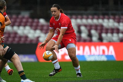 260725 - Australia Women v Wales Women - Lleucu George of Wales