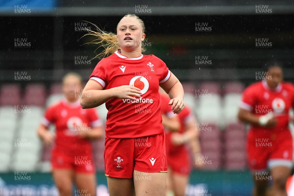 260725 - Australia Women v Wales Women - Seren Lockwood of Wales 