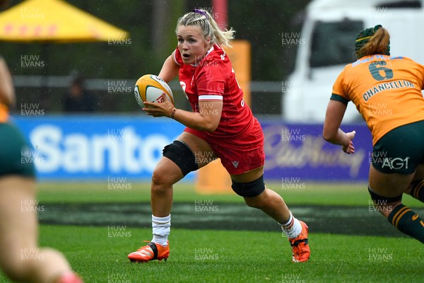 260725 - Australia Women v Wales Women - Alex Callender of Wales