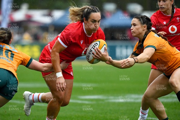 260725 - Australia Women v Wales Women - Courtney Keight of Wales