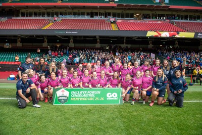 180426 - Bala v Machynlleth - WRU Women's National Bowl - Bala celebrate their win