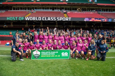 180426 - Bala v Machynlleth - WRU Women's National Bowl - Bala celebrate their win
