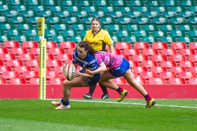 180426 - Bala v Machynlleth - WRU Women's National Bowl - Gwenllian Mason of Machynlleth scores