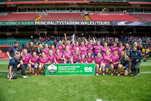 180426 - Bala v Machynlleth - WRU Women's National Bowl - Bala celebrate their win