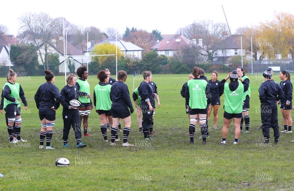271119 - Barbarians Rugby Training Session, Penarth RFC - The Women's Barbarians squad  during their training session sat Penarth RFC ahead of their matches against Wales