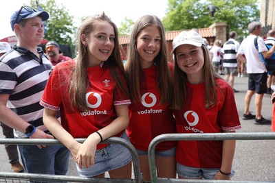 270626 - Barbarians v Wales - Friendly - Wales fans before the game
