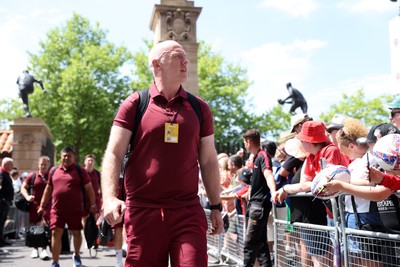 270626 - Barbarians v Wales - Friendly - Head Coach Steve Tandy arrives at the stadium