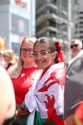 270626 - Barbarians v Wales - Friendly - Wales fans before the game