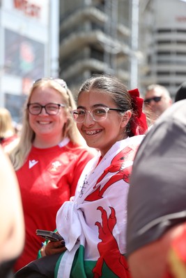 270626 - Barbarians v Wales - Friendly - Wales fans before the game