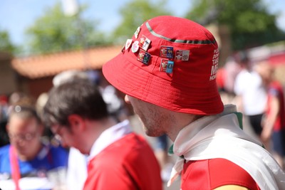 270626 - Barbarians v Wales - Friendly - Wales fans before the game