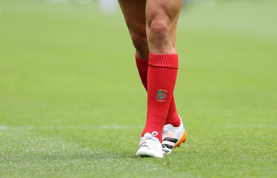 270626 - Barbarians v Wales - Friendly - George North of Barbarians wearing the his local club socks