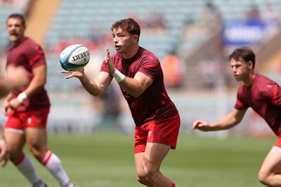 270626 - Barbarians v Wales - Friendly - Dan Edwards of Wales in the warm up
