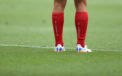 270626 - Barbarians v Wales - Friendly - George North of Barbarians local club socks